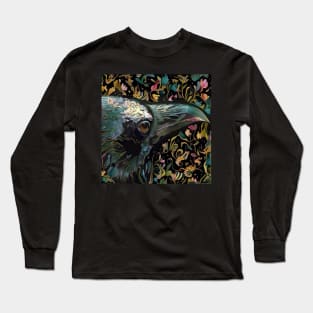 Colorful Corvids 4 Long Sleeve T-Shirt